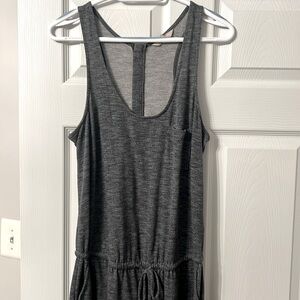 Banana Republic jumpsuit. Gray. Jogger. Sleeveless. Size Medium
